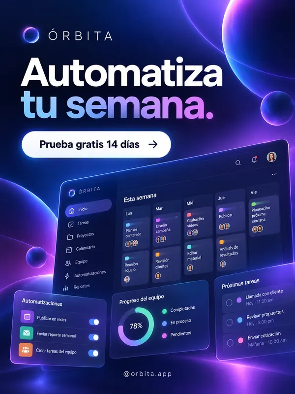 Publicación de ejemplo, Órbita: prueba gratis