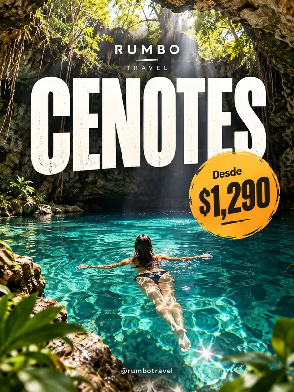 Publicación de ejemplo, Rumbo Travel: tour de cenotes